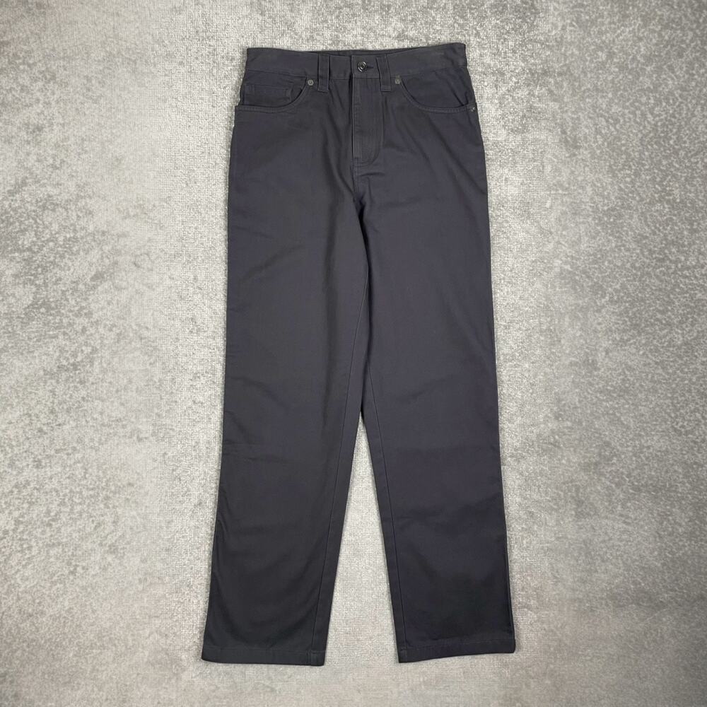 Abound Nordstrom High Waist Straight Leg Pants Gray Phantom 100% Cotton Womens 6